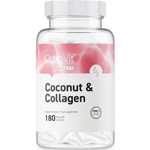 Collageen - OstroVit Marine Collageen & MCT Olie uit kokosnoot 180 capsules - 180 Capsules
