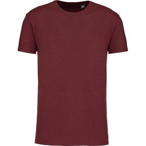 Wine Heather T-shirt met ronde hals merk Kariban maat XL