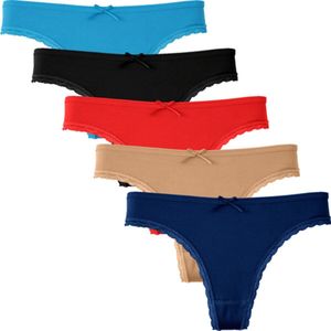 Dames string katoen - 5-pack - maat M