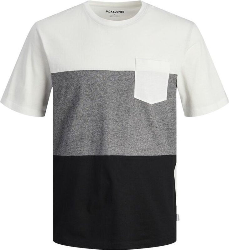 Jack Jones Jack Jones Jjshane Tee Ss Crew Neck Black ZWART