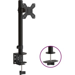 vidaXL - Monitorbeugel - VESA - 75/100 - mm - zwart - staal