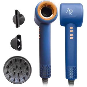 Air P Glowdry - Ionische Föhn - föhn voor Krullen met Diffuser - Coolshot - fohnborstel - Blauw