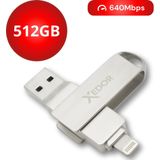 Xedor Lite - USB Stick - 512 GB - 640 Mbps - Lightning en USB A