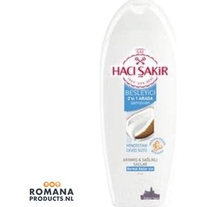 Romana Products - Haci Sakir Shampoo 500ml - Verzorgende Haarreiniging - Kokosnoot