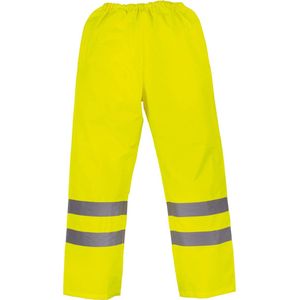 Yoko Hi vis waterproof over trousers YHVS46 - Hi Vis Yellow - XL