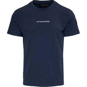 Blue Black Amsterdam Ronde hals TIES Donkerblauw Jongens T-shirt Maat 140