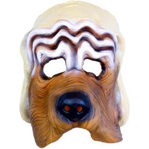 Half-masker hond