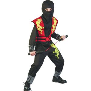 Ninja pak voor jongens - Verkleedkleding - 128/134