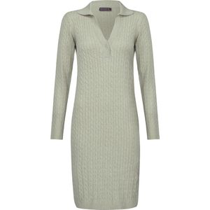 Felix Hardy - Gebreide Jurk - Lichtgroen - 100% Katoen
