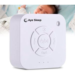 AyeSleep® Original White Noise Machine - Baby - Witte Ruis - 9 Geluiden - Slaaptrainer - Slaaphulp