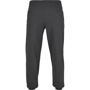 Basic Sweatpants Joggingsbroek met steekzakken Charcoal - 4XL