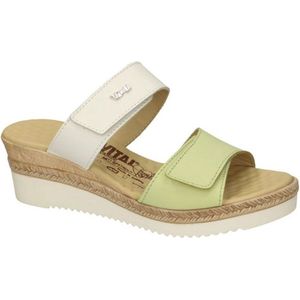 Vital -Dames - groen licht - slippers & muiltjes - maat 38