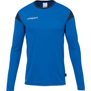 Uhlsport Squad 27 Voetbalshirt Lange Mouw Heren - Azuurblauw / Marine | Maat: M