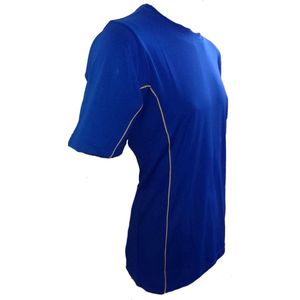 KWD Shirt Diablo korte mouw - Kobaltblauw - Maat S