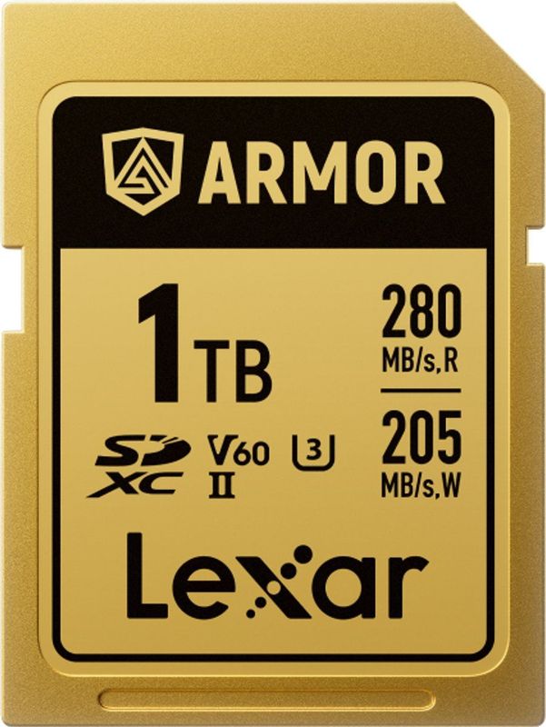 Lexar - SDXC Pro Gold Series Armor - Geheugenkaart - 1TB - UHS-II V60