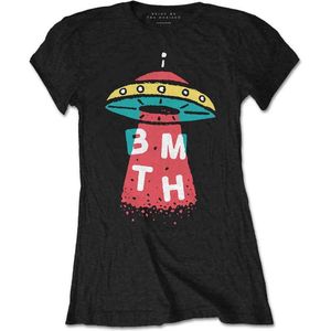 Bring Me The Horizon - Alien Dames T-shirt - L - Zwart