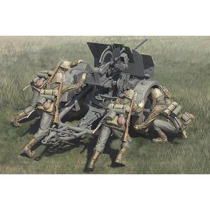 1:35 HobbyBoss 84418 German 20mm Flak 38 crews - Only Figures! Plastic Modelbouwpakket