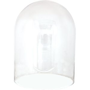 HAES DECO - Decoratieve glazen stolp zonder onderzetter, diameter 23 cm en hoogte 31 cm - ST6GL3549HS