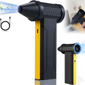 Elektrische Stofafzuiger - 3-Snelheden Ventilator - 160.000 TPM - Persluchtstofafzuiger - Mini-föhn - Zwart