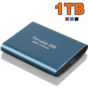Externe Flashdrive - Harde Schijf - 1 TB - SSD - Blauw