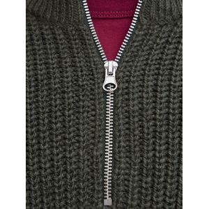 JACK&JONES - JORBLEECKER KNIT HALF ZIP BF - Heren - Gebreide truien