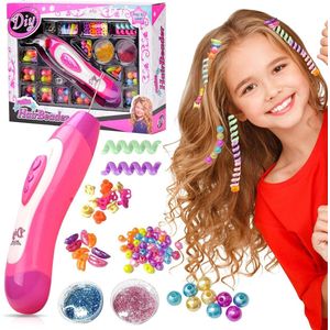 Gohytal Vlechtmachine voor kinderen, haarstrengen om in te vlechten, cadeaus voor meisjes, haaraccessoires meisjes, speelgoed vanaf 6 tot 12 jaar, kinderen, voor kinderen, haarstrengen om in te