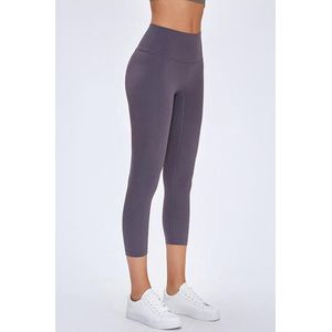 Ultimate Fit Fitnesslegging - High-Waisted  Sportlegging 7/8 Sport / Yoga legging taupe/grijs