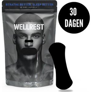 Wellrest Neusstrips tegen Snurken – Voor Vrije Ademhaling & Betere Slaap | Hypoallergeen & Comfortabel | 30 Stuks