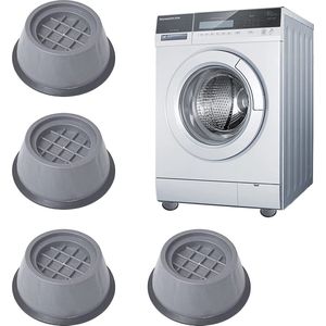 Basic Wasmachine Dempers - 4 stuks - Wasmachine Verhoger - Anti-trillingsmat Wasmachine - Meubelverhoger - Trilmat Wasmachine