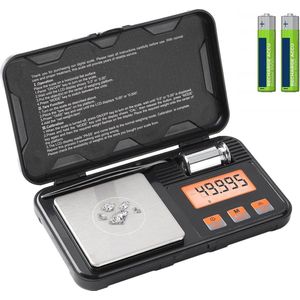 Digitale Milligramschaal 50g met LCD-display - Nauwkeurige en Draagbare Weegschaal tot 0,001g