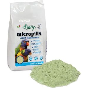 Fiory Micropills Lori Special 800gr - Lori Voeding - Vogelvoer -