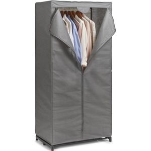 Heerlijk Aan het liegen Vochtig 3x stuks mobiele opvouwbare kledingkasten met grijze hoes 160 cm -  Campingkledingkasten (woonaccessoires) | € 90 bij Primodo.nl | beslist.nl