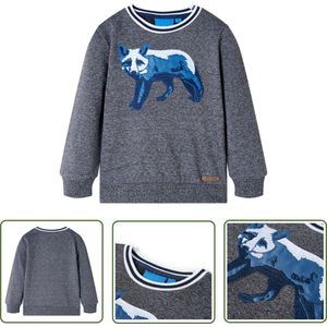 vidaXL Meisjestrui - Kindertrui - Kindertrui 92 gemêleerd marineblauw - Jongenstrui - Babytruis - Wintertruitjes