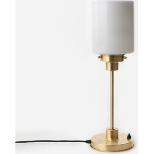 Art Deco Trade - Slanke Tafellamp Strakke Cilinder 20's Messing