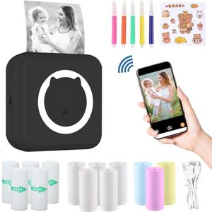 Mini Draagbare Fotoprinter voor Smartphone - Bluetooth Thermische Printer voor iOS en Android - Compacte Zakprinter voor Memo's, Notities en Stickers