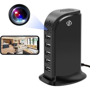 Equivera Spy Camera - Spycam - Mini Bewakingscamera - Kleine Camera - Verborgen Camera - Spionage - Voor Thuis, Kantoor, Auto