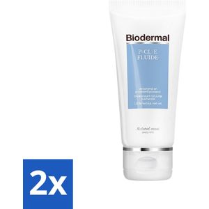 Biodermal P-CL-E fluïde - Dagcreme - en nachtcrème met glycerine - tube 50ml - Voordeelverpakking - 2 stuks