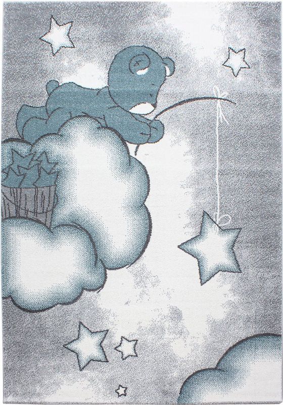 Vloerkleed - Grijs - Polyester