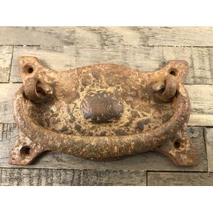 Deur - kast-meubel greep met ring ovaal ""DESTAKI"" - rust-look