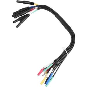 Breakout Leads - Universal Test Lead Set for Car Diagnostic Oscilloscope 6 Channel (2.8mm Black)