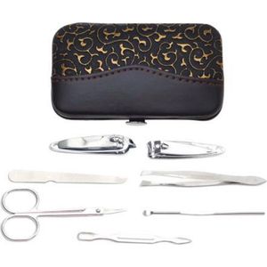 Luxe pedicureset  - 7-delig - Set voor pedicure - Incl. luxe etui - Reisset nagel verzorgingsset voor pedicure Set