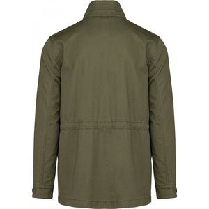 Kariban Heren Safarijasje K6164 - Washed Light Khaki - L