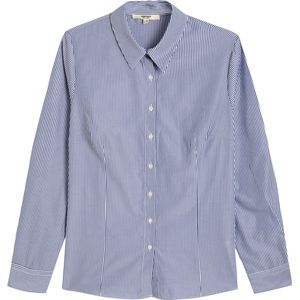 Koton - Blouse - Navy/Wit - Gestreept - Lange Mouw