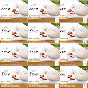 Dove Zeep – Shea Butter - 4x90 gr - 12 stuks - Voordeelverpakking - Handzeep