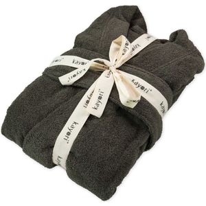 Kayori Fusai Badjas - Unisex - Biologisch Katoen - Donkergroen - S - Lang