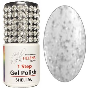 Helena - 1 Step Gel Polish - Zilveren Giltters - 027