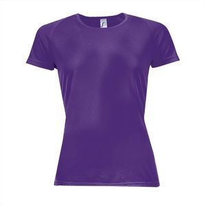 Sol's - Sporty - T-shirt - Dames - Ademend Polyester - Raglanmouwen