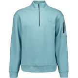 Sweater met halve rits