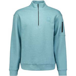 Sweater met halve rits