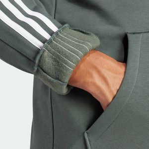 adidas Sportswear Essentials Fleece 3-Stripes Hoodie - Heren - Grijs- XL